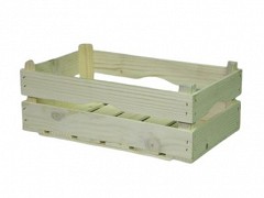 VB6973 - Houten veilingkistjes 34 x 20 x 14 cm