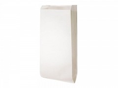 Papieren snackzakken 1 pond WIT