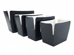 3368ZW - Bonbondoosjes 375 gram ZWART