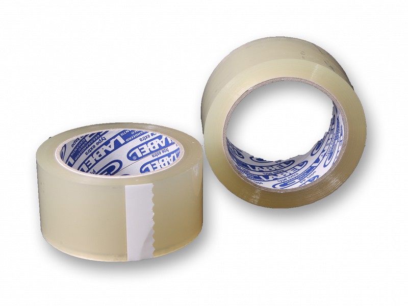 3333 - PP tape50 mm x 66 mtr G-LABEL transparant