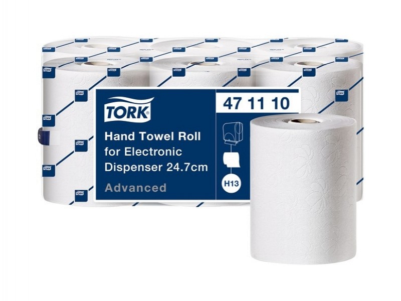 471174 - enMotion handdoekrollen 24,7cm 2-laags tissue wit