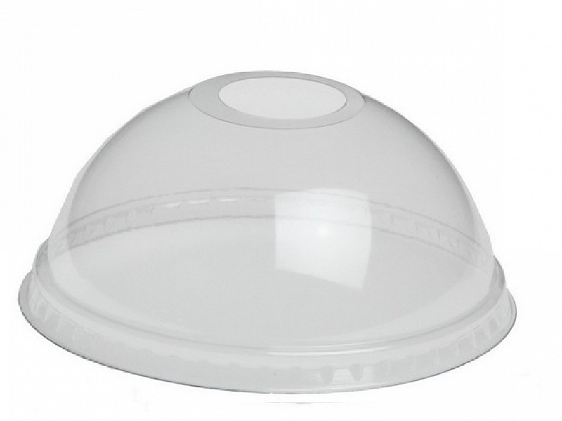 APCDEKS - PET deksels met opening tbv Take&Go bekers