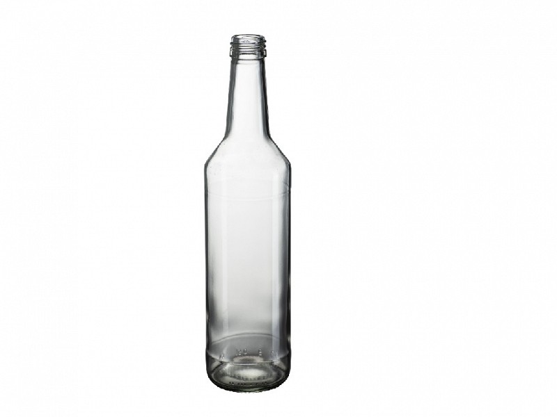 Modderig Email Zonder Glazen fles 500ml rond - VerpakkingShop.nl