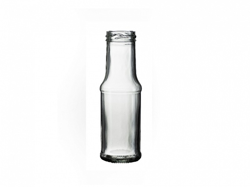 gebouw dienen ingenieur Glazen fles 200ml rond - VerpakkingShop.nl