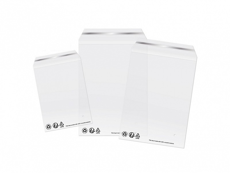 CZ81760 - Gerecyclede LDPE mailbags 16 x 22 cm